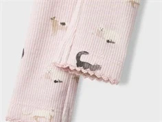 Name It leggings lys violet med katteprint